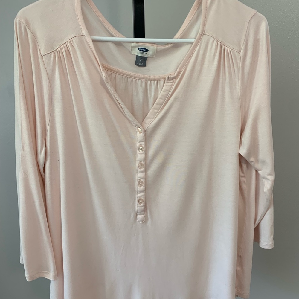 Old Navy Lightweight Relaxed Fit Henley - Picture 6 of 16